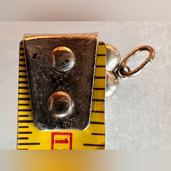 Sterling Silver Vintage 1980’s Puffy Heart Pendant/Charm - Picture 4 of 4